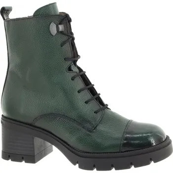 Dámské kozačky HISPANITAS Dámský kožený zelený kotník HI243605-FOREST-265 Velikost 38