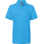 Dětské piqué polo JN 70K aqua XL