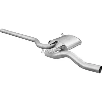 Tlumič výfuku Střední tlumič výfuku ASMET 04.077