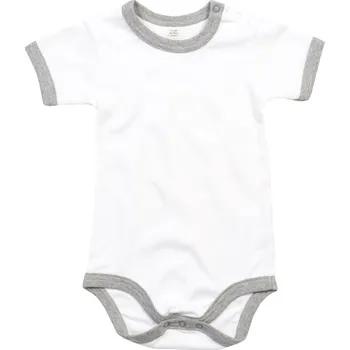 Kojenecký body Dětské body BZ19 white-heather grey melange 6-12