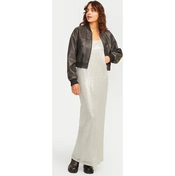 Dámské šaty JJXX Koktejlové šaty Mia 12267426 Stříbrná Slim Fit XS