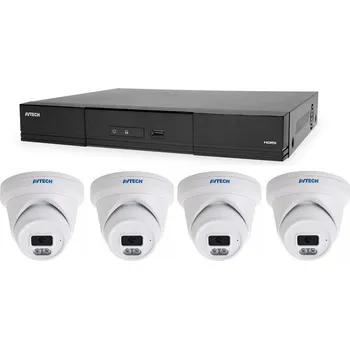 Kamerový set 1x AVTECH NVR AVH2109AX a 4x 5MPX IP Dome kamera AVTECH DGM5206SVAT + 4x Kabel UTP 1x RJ45 - 1x RJ45 Cat5e 15m ZDARMA!