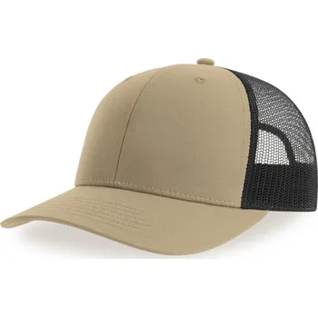 Kšiltovka 6 panelová Trucker kšiltovka Bryce khaki-black onesize