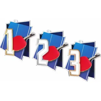 Poháry Bauer Akrylátová medaile MDAF0017M20 | Stolní tenis