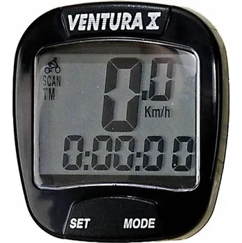 Tachometr Computer VENTURA 10 funkcí Bílá