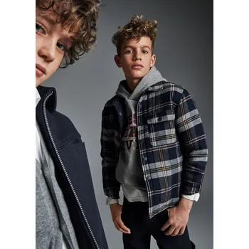 Chlapecká oboustranná prošívaná košile/bunda Mayoral vyteplená 7107-049 - vel. 166