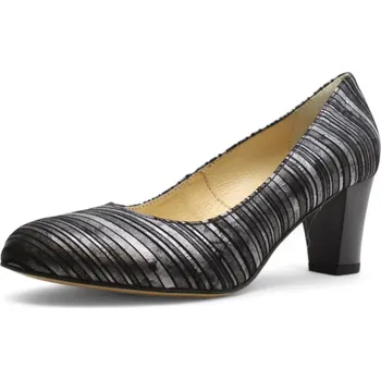 Dámské lodičky DÁMSKÉ LODIČKY ACORD 5828 153 ČERNÁ/ŠEDÁ Barva: ČERNÁ/ŠEDÁ, Velikost: 36