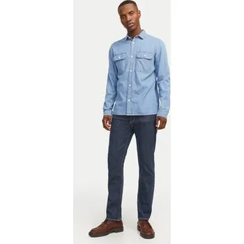 Jack & Jones Jeansy Clark 12261707 Tmavomodrá Regular Fit 29_32