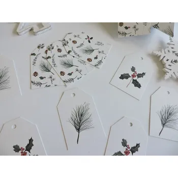 Blok Be Nice EKO vánoční jmenovky V Jehličí 9 ks