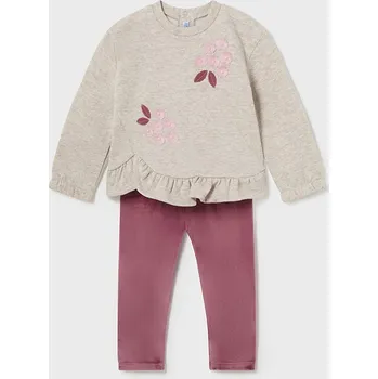 Dívčí kalhoty Set 2dílný dívčí Mayoral 2706 - mikina a legíny - vel. 80,86,92,98 - 92 (2 roky)