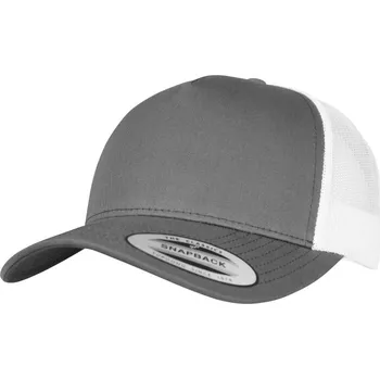 Kšiltovka 5 panelová Retro Trucker kšiltovka 6506 charcoal-white onesize