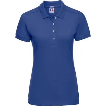 Dámské elastické piqué polo 566F bright royal XL