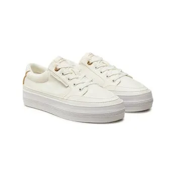 Dámská obuv Tommy Hilfiger Sneakersy Essential Vulc Textile Sneaker FW0FW08323 Écru 42