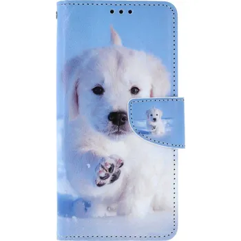 Pouzdro na mobilní telefon Pouzdro Samsung A13 knížkové Štěňátko (kryt neboli obal na Samsung A13)