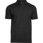 Pánské luxusní elastické piqué polo z těžké bavlny TJ 1404 black XXL