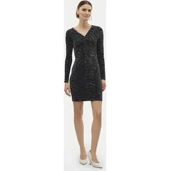 Dámské šaty Vero Moda Koktejlové šaty Lucy 10316745 Černá Slim Fit S