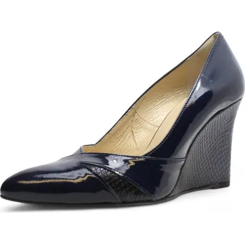 Dámské lodičky DÁMSKÉ LODIČKY NA KLÍNKU ACORD 5778 751 756 MODRÁ Barva: MODRÁ, Velikost: 36