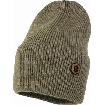 Kojenecká čepice Zimní čepice IKIN Jamiks s vlnou a kašmírem JZH242 - vel. 50,52,54,56 khaki - 50/1,5-2 roky