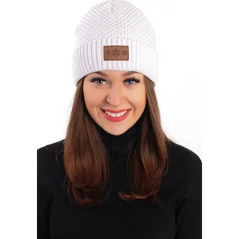 Čepice Čepice R-JET Sport fashion basic bez bam Barva: ohrnutá bílá, Velikost: ONE SIZE, Pohlaví: Dámské