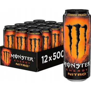 Energetický nápoj Monster Nitro Cosmic Peach 12x500ml PL