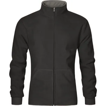 Pánská mikina Pánská dvojitá fleecová bunda Promodoro 7971 graphite-light grey L