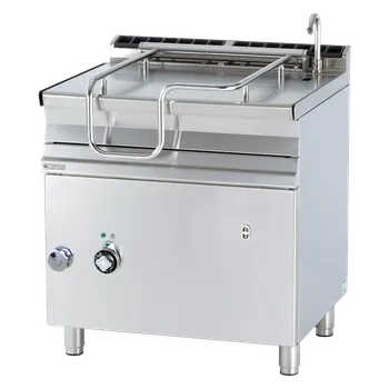 Pečicí pánev RMgastro RM - BRM50-78ET/N Pánev sklopná automatická elektrická 50 l nerezové dno + záruka 3 roky