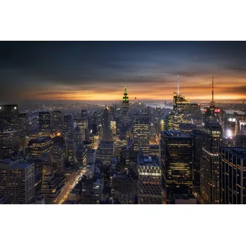 Plakát Plakát, Obraz - Night falls on the City, Jorge Ruiz Dueso