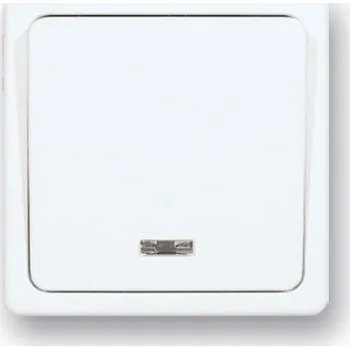 vypínač SEZ Krompachy SEZ Standard spínač jednopólový se signalizační doutnavkou bílý