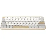 ASUS Marshmallow Keyboard KW100/Bezdrátová Bluetooth/CZ-SK layout/Béžová