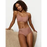 Triumph Klasické kalhotky s vysokým pasem Shape Smart 10209655 Hnědá L