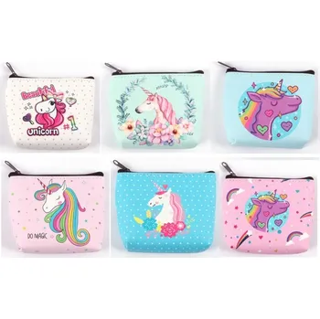 Impap Peněženka PU 11x9x2cm s potiskem - unicorn