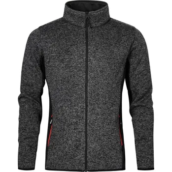 Pánská mikina Pánská pracovní pletená fleecová bunda 7700 heather graphite XXL