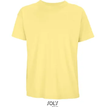 Pánské tričko Pánské oversize tričko Boxy Men light yellow L