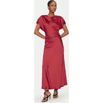 Dámské šaty Imperial Koktejlové šaty ADQJIBA Červená Regular Fit XS