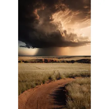 Plakát Plakát, Obraz - Savanna Clouds, Marcel Egger