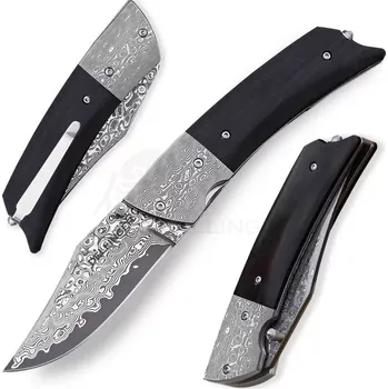 lovecký nůž NŮŽ ZAVÍRACÍ DELLINGER RAGNHILD CLIP, VG-10.