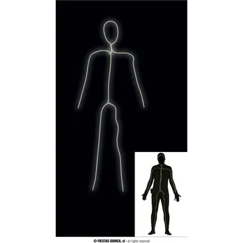 Karnevalový kostým Guirca Svítící postava pánský kostým Velikost: M/L