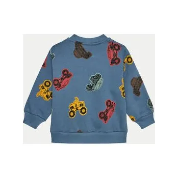 Pánská mikina United Colors Of Benetton Mikina 3J4EG10GK Modrá Regular Fit 90