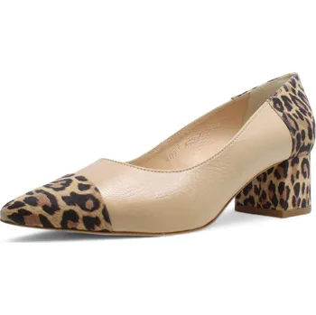 Dámské lodičky DÁMSKÉ LODIČKY ACORD 6071 395 415 BÉŽOVÁ Barva: BÉŽOVÁ, Velikost: 37