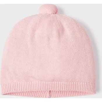 Kojenecká čepice Pletená čepička s bambulkou Mayoral 9551/51 - vel. 3m, 6m,12m v dárkové krabičce