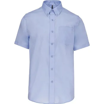 Pánská košile Nežehlivá košile s krátkým rukávem K 539 bright sky S