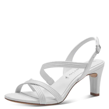 Dámské sandále DÁMSKÉ SANDÁLY TAMARIS 1-28016-42 100 BÍLÁ Barva: BÍLÁ, Velikost: 36