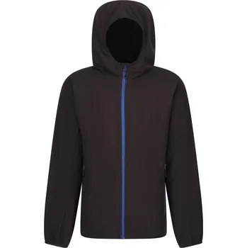 Pánská mikina Fleecová bunda structure s kapucí "Navigate" TRF 690 black-new royal XXL