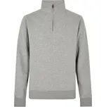Mikina s 1/4 zipem heather grey L