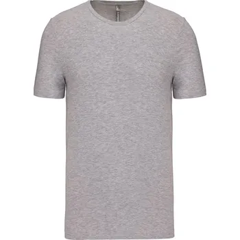 Pánské elastické tričko K 3012 light grey heather L