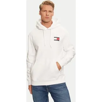 Pánská mikina Tommy Jeans Mikina Essential DM0DM20738 Bílá Regular Fit XL