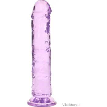 Dildo Realistické dildo s přísavkou RealRock 7", fialové