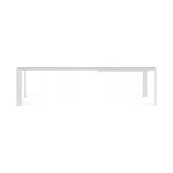 Konzolový stolek Four Satin rozkládací bílá