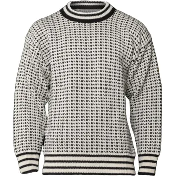 Pánský svetr Wooline Norský svetr SEBASTIAN bílý, 100% norská vlna Velikost: M