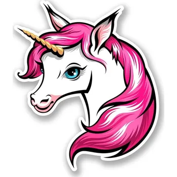 samolepka Samolepka (na auto, notebook) jednorožec (6)